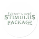 Huge Stimulus Package stickers