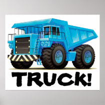 Huge Truck Poster