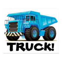 Huge Truck Poster