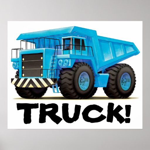 Huge Truck Poster