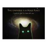 Huge Universe ~ Glad I'm Here With You Postcard