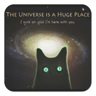 Huge Universe ~ Glad I&#39;m Here With You Stickers