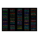 HUGE Welcome in 80 Languages BLACK Poster posters by JasonMessingerArt HUGE Welcome in 80 Languages BLACK Poster posters
