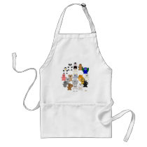 Huggable Animal Peace Sign aprons by huggables Huggable Animal Peace Sign aprons