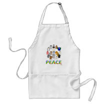 Huggable Animals Peace Sign Peace aprons by huggables Huggable Animals Peace Sign Peace aprons