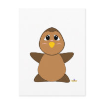 Huggable Brown Owl postcards by huggables Huggable Brown Owl postcards