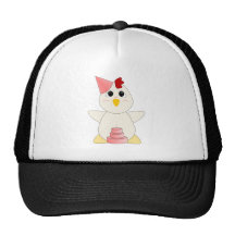 Huggable Chicken Birthday Girl Trucker Hat