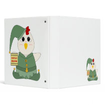 Huggable Chicken Elf binders