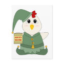 Huggable Chicken Elf postcards