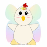 Huggable Chicken Flower Fairy Photo Cut Out