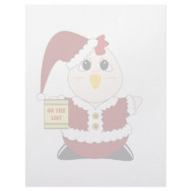 Huggable Chicken Santa letterhead