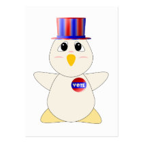 Huggable Chicken Voting business cards