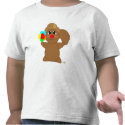Huggable Clown Brown Squirrel t-shirts