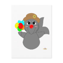 Huggable Clown Shark postcards by huggables Huggable Clown Shark postcards