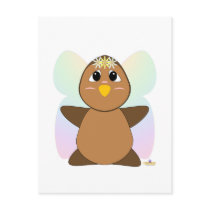 Huggable Fairy Brown Owl postcards
