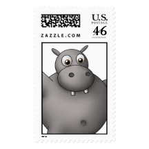 Huggable Hippo Stamp