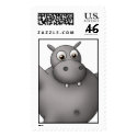 Huggable Hippo Stamp