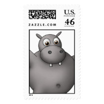Huggable Hippo Stamp