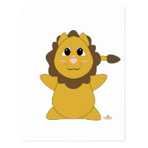 Huggable Lion Post Cards