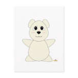 Huggable Polar Bear postcards