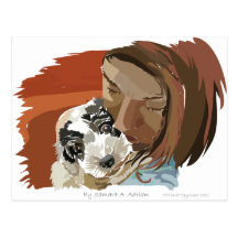 HUGGABLE PUPPY POSTCARDS