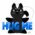 Huggable Skunk Blue Hug Me Photo Cutout