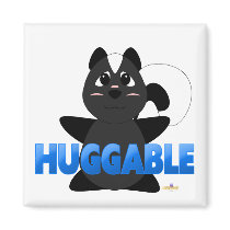 Huggable Skunk Blue Huggable magnets