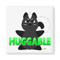 Huggable Skunk Green Huggable magnets