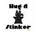 Huggable Skunk Hug A Stinker t-shirts