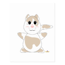 Huggable Tan Cat Postcards