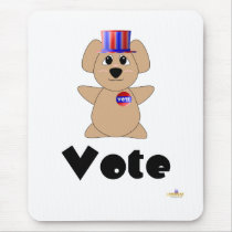 Huggable Voting Koala Bear Vote mousepads