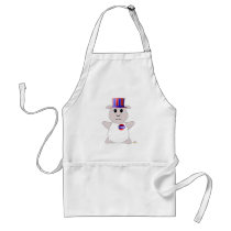 Huggable Voting White Sheep aprons by huggables Huggable Voting White Sheep aprons