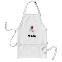 Huggable Voting White Sheep Vote aprons by huggables Huggable Voting White Sheep Vote aprons
