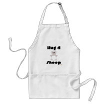 Huggable White Sheep Hug A Sheep aprons by huggables Huggable White Sheep Hug A Sheep aprons