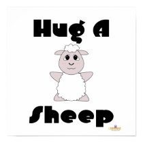 Huggable White Sheep Hug A Sheep posters by huggables Huggable White Sheep Hug A Sheep posters