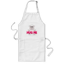 Huggable White Sheep Pink Hug Me Apron