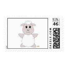 Huggable White Sheep Postage