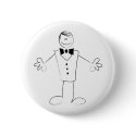 Hugging Groom With Open Arms buttons
