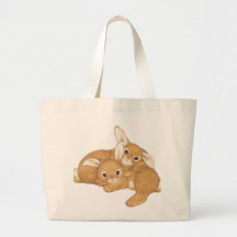 Huggy Bunnies Canvas Bag