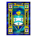 HUGHES FAMILY COAT OF ARMS CREST AND SHIELD cards by phedderman HUGHES FAMILY COAT OF ARMS CREST AND SHIELD cards