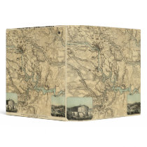 Hughes Military Map Of Richmond and Petersburgh Binder