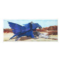 Huginn and Muninn - ravens with treasure Canvas Prints