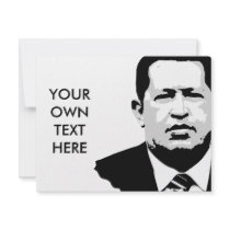 Hugo Chavez invitations by Politicaltshirts Hugo Chavez invitations