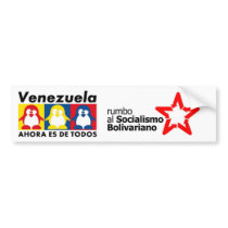 Hugo Chavez Venezuela bumper stickers by fbgdesings Hugo Chavez Venezuela bumper stickers