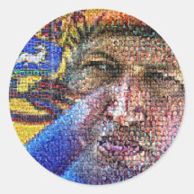 Hugo Chavez – Venezuela. Round Stickers