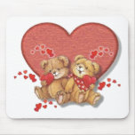 Hugs and Kisses Bears Mouse Pad