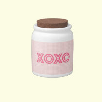 Hugs and Kisses candy jars