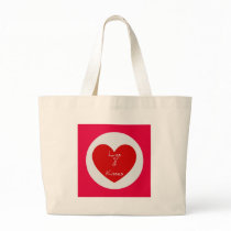 Hugs and Kisses Circle Heart bags