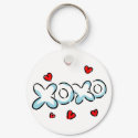 Hugs and Kisses keychain
