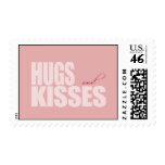 Hugs and Kisses Postage Stamp